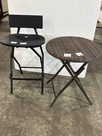 Image for Folding Table & Counter High Folding Chair
