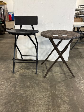 Image for Folding Table & Counter High Folding Chair