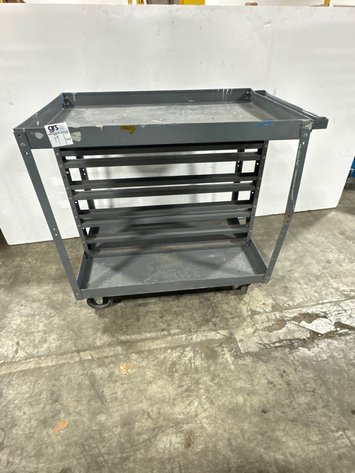 Image for 2-Tier Metal Utility Cart