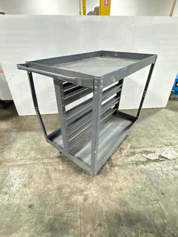 Image for 2-Tier Metal Utility Cart