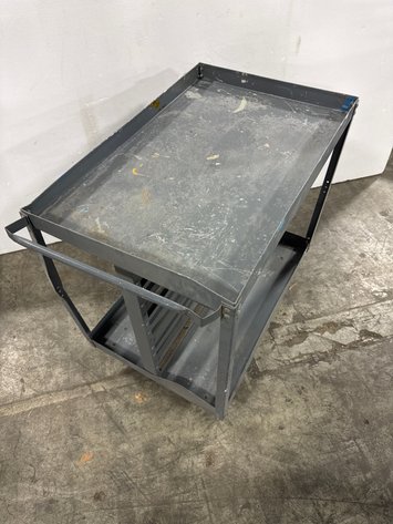 Image for 2-Tier Metal Utility Cart