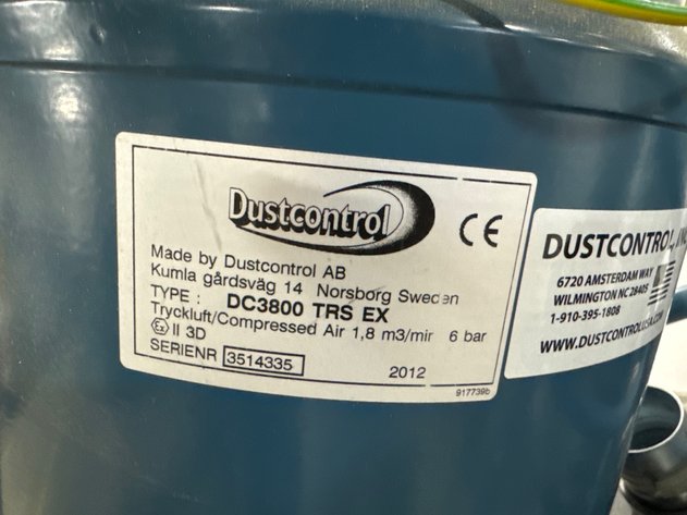Image for DustControl DC3800 TRS EX Compressed Air Driven Extractor