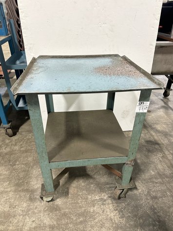 Image for Metal Table On Casters