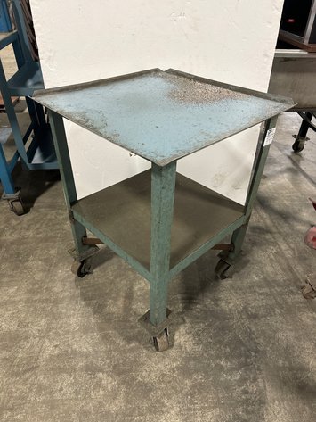 Image for Metal Table On Casters