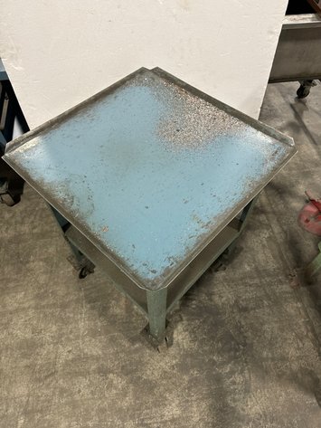 Image for Metal Table On Casters
