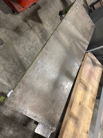Image for Metal Work Table On Casters
