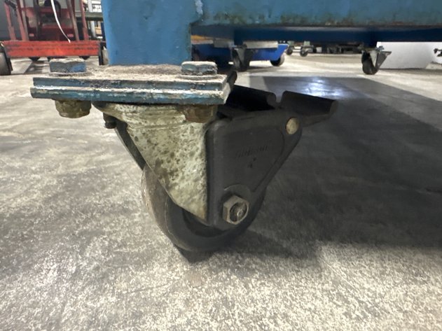 Image for Metal Work Table On Casters