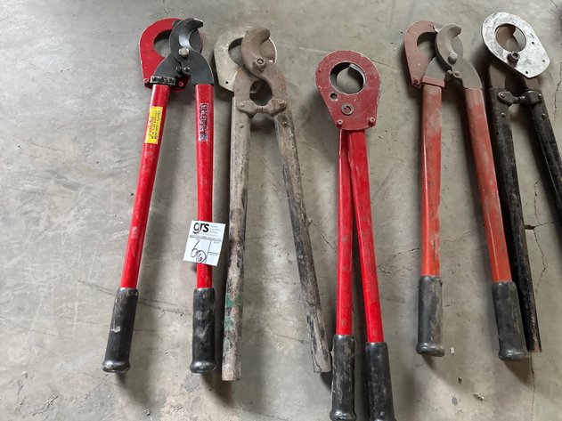Image for (6) Heavy Duty Ratcheting Cable Cutter