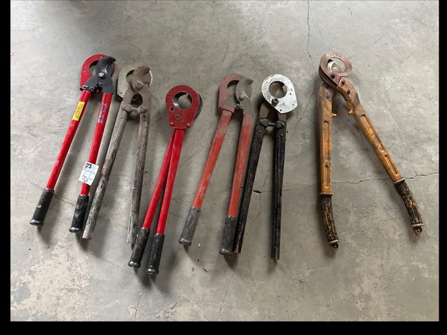 Image for (6) Heavy Duty Ratcheting Cable Cutter