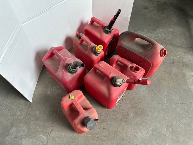 Image for (7) Fuel Containers