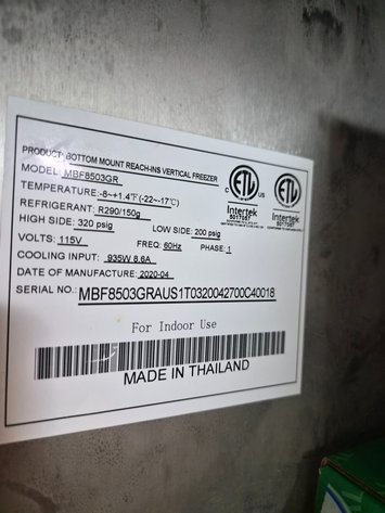 Image for Atosa 2 Door Freezer