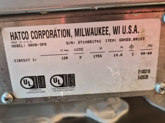 Image for Hatco Hot Countertop Display