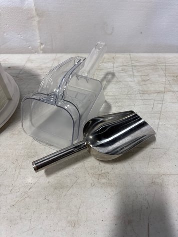 Image for 2-Tier Non-Skid Turntable and Clear Utility Scoop and Ice Scoop