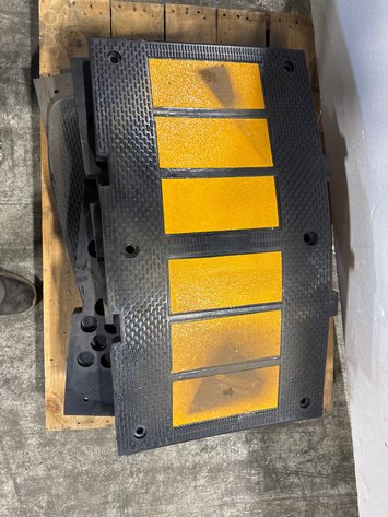Image for (6) Traffic Safety Speed Bumps