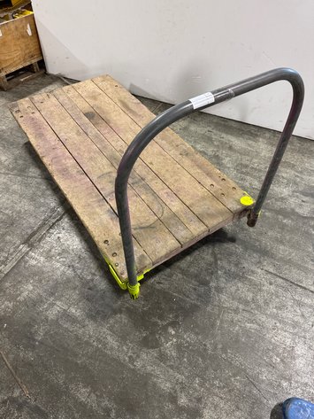 Image for MACK Wooden Platform Push Cart