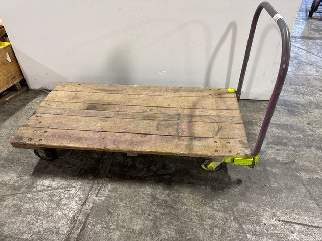 Image for MACK Wooden Platform Push Cart