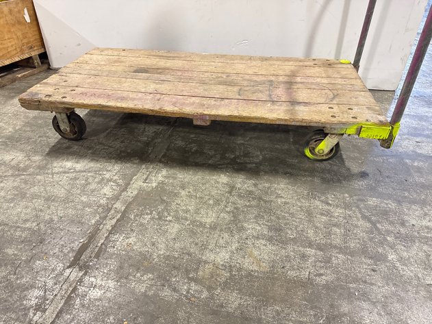 Image for MACK Wooden Platform Push Cart