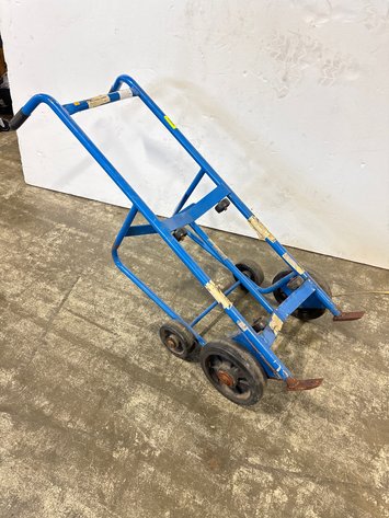 Image for 4-Wheel Multi-Position Steel Drum Hand Truck