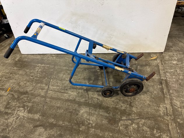 Image for 4-Wheel Multi-Position Steel Drum Hand Truck