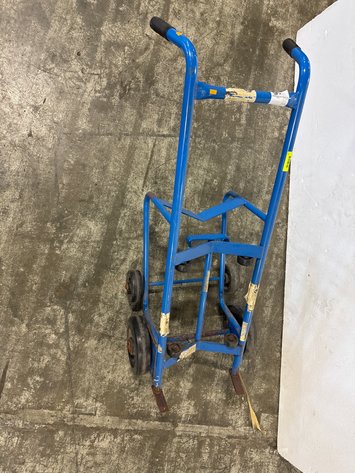 Image for 4-Wheel Multi-Position Steel Drum Hand Truck