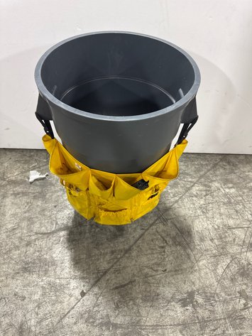 Image for Trash Can with Janitorial Caddy & Dolly