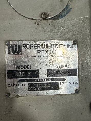 Image for Roper Whitney Pexto Powered Slip Roll Machine