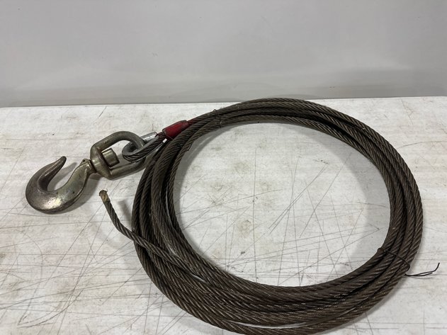 Image for Steel Wire Rope Cable with Swivel Hoist Hook