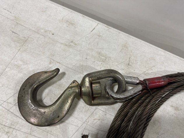 Image for Steel Wire Rope Cable with Swivel Hoist Hook
