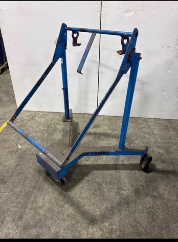 Image for Heavy-Duty A-Frame Rolling Material Handling Cart