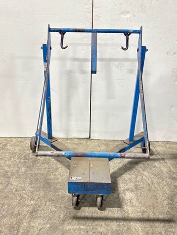 Image for Heavy-Duty A-Frame Rolling Material Handling Cart