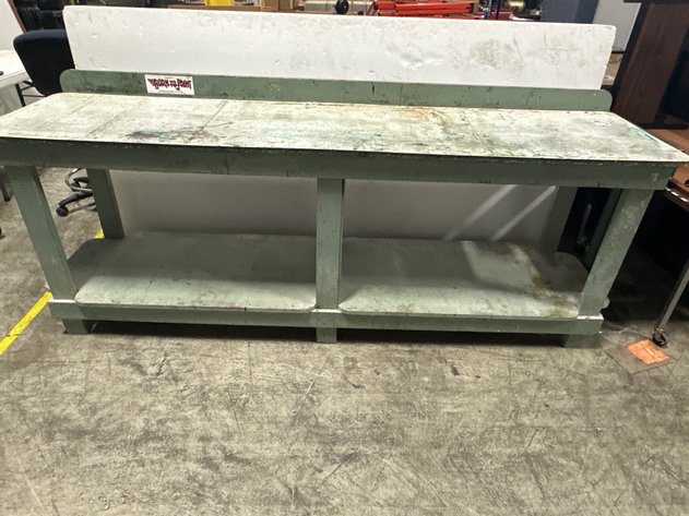 Image for Wooden Industrial Workbench