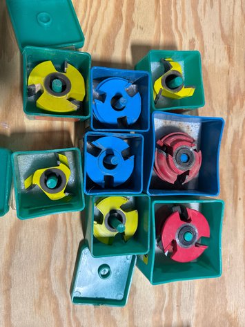 Image for 8-Piece 3-Wing Woodworking Shaper Cutter Set