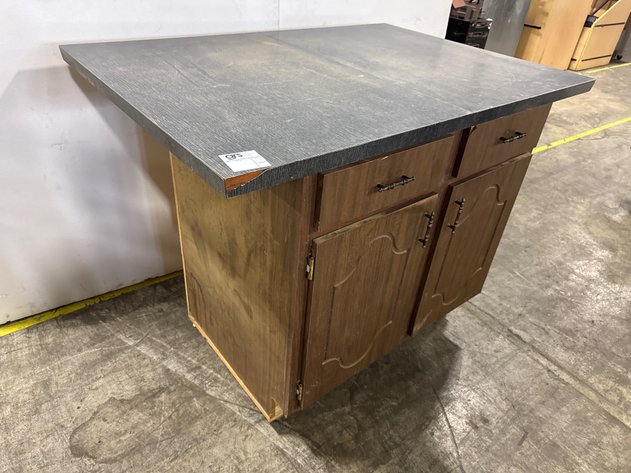Image for Rolling 2-Drawer Utility Cabinet Kitchen Island