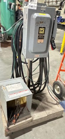 Image for Square D Heavy Duty Disconnect Switch & Transformer Skid