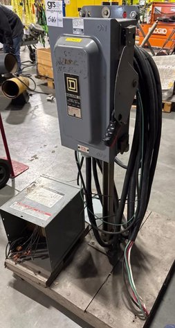 Image for Square D Heavy Duty Disconnect Switch & Transformer Skid