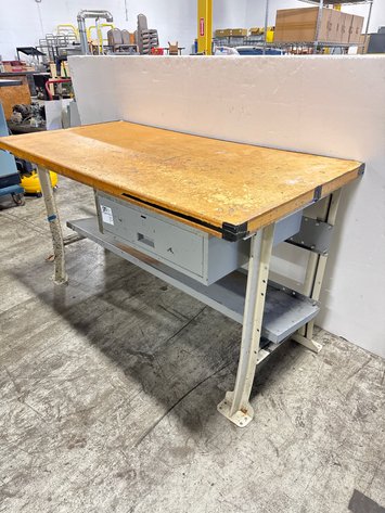 Image for Heavy Duty Steel Frame Industrial Workbench