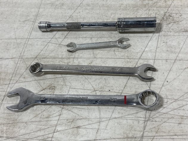 Image for Mixed Hand Tools and Brass Hardware Collection