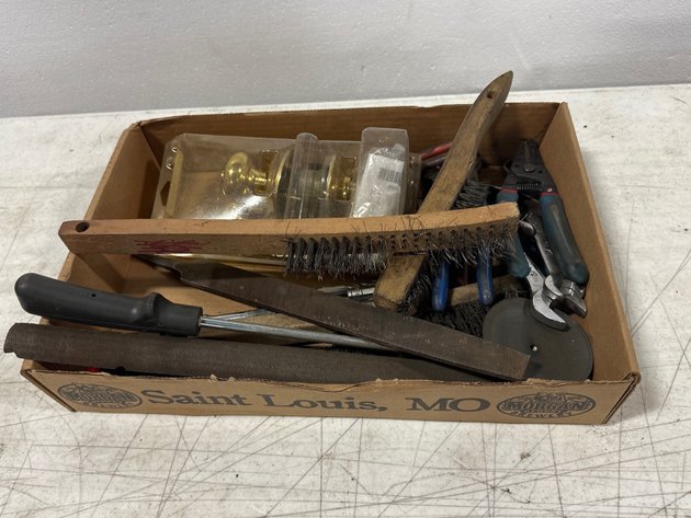 Image for Mixed Hand Tools and Brass Hardware Collection