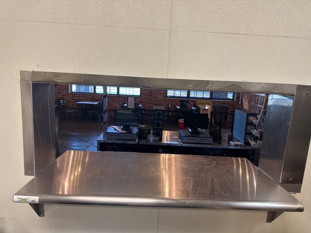 Image for Stainless Steel Pass-Through Shelf