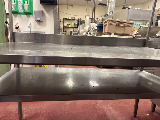 Image for Stainless Steel Work Table w/ Over and Under shelf