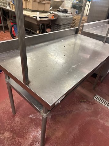 Image for Stainless Steel Work Table w/ Over and Under shelf