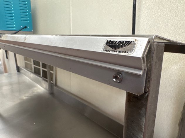 Image for Vollrath Stainless Steel Work Table with Overshelf