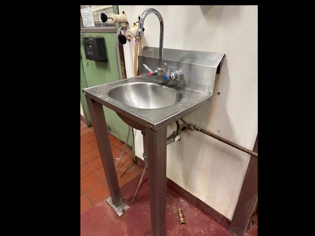 Image for Commercial Stainless Steel Pedestal Hand Wash Sink