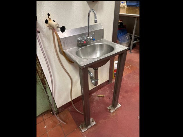 Image for Commercial Stainless Steel Pedestal Hand Wash Sink