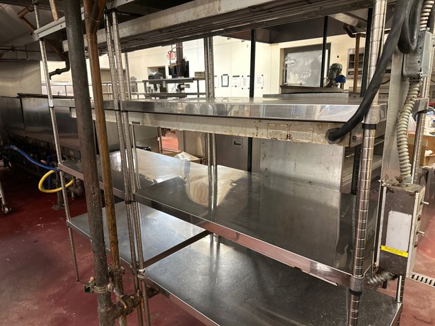 Image for 5-Tier Stainless Steel Shelving Units with Warmer