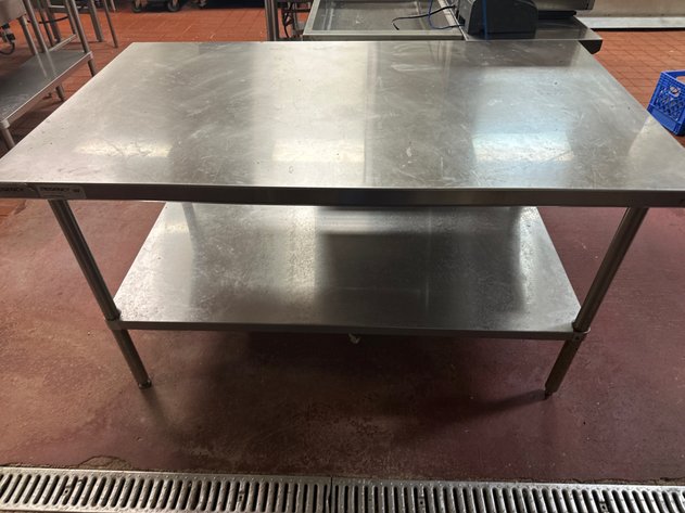Image for Stainless Steel Prep Table with Undershelf