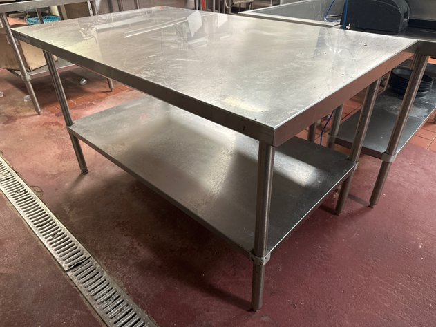 Image for Stainless Steel Prep Table with Undershelf