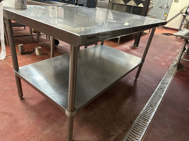 Image for Stainless Steel Prep Table with Undershelf