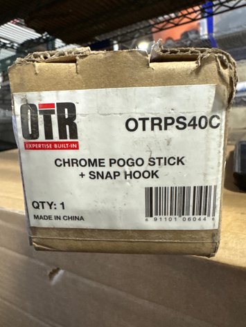 Image for OTR OTRPS40C Chrome Pogo Stick With Snap Hook