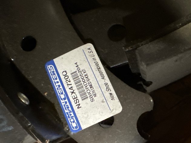 Image for Coman Centers NSEX4720Q Heavy Duty Air Brake Shoe Kit